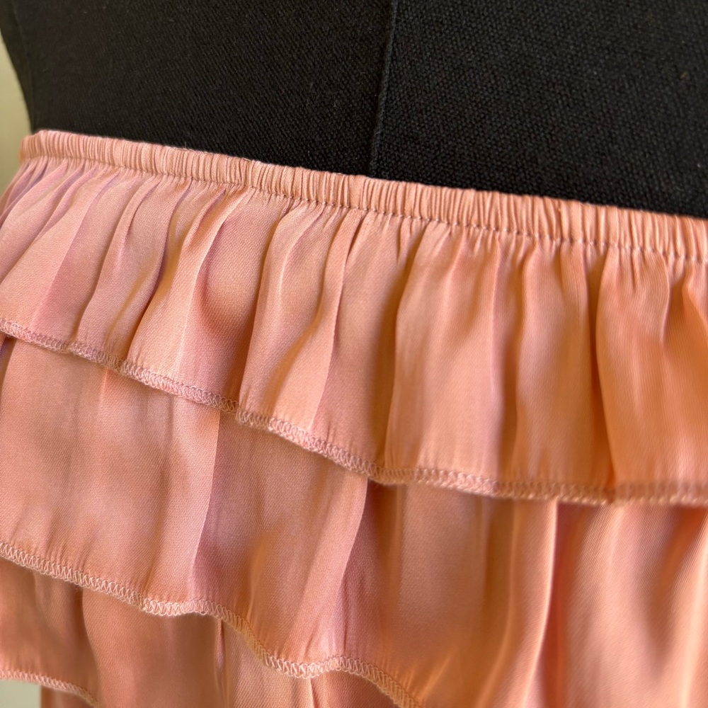 Strapless Ruffle Tube Top - Pink - Picture 9 of 12